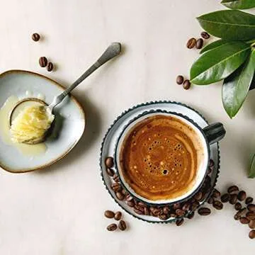 Coffee++ Paleo Butter Coffee Creamer 8.5 fl oz, Certified Organic, Pasture Raised, Lactose Free, Gluten-Free, Non-GMO, Paleo, Keto-Friendly, Batch Tested for Casein and Whey