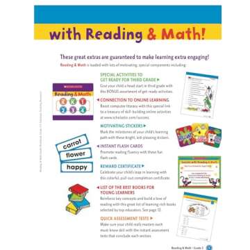 Scholastic Success with Reading and Math Jumbo Workbook