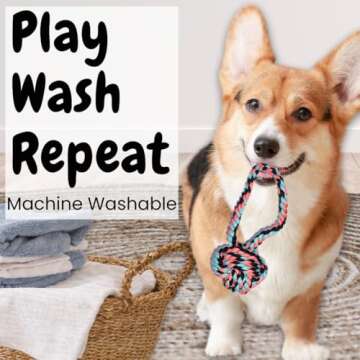 Otterly Pets Dog Rope Toy Set for Small and Medium Dogs