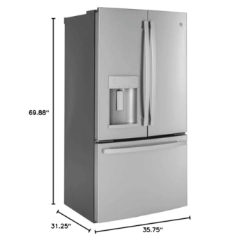 GE GYE22GYNFS 36" Counter Depth Refrigerator