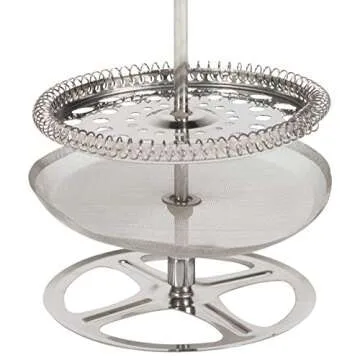 Natural Grain Glass and Bamboo French Press for Coffee Lovers