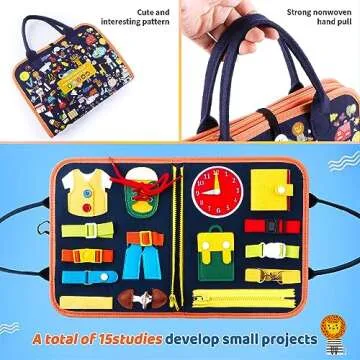 Toddler Busy Board Montessori Toys for Ages 1-5