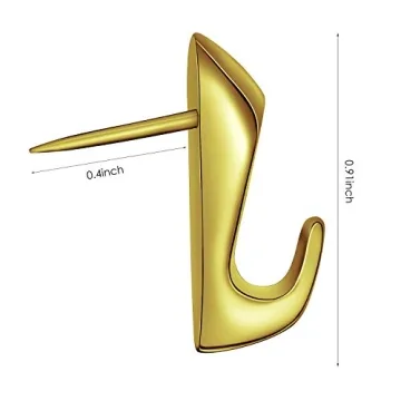 30 Pieces Push Pin Hangers for Easy Wall Display