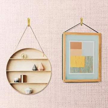 30 Pieces Push Pin Hangers for Easy Wall Display