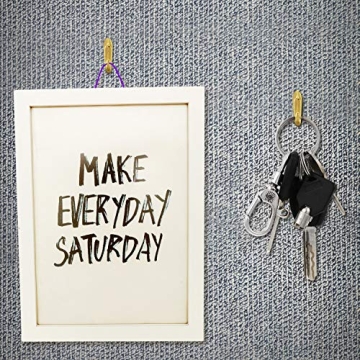 30 Pieces Push Pin Hangers for Easy Wall Display