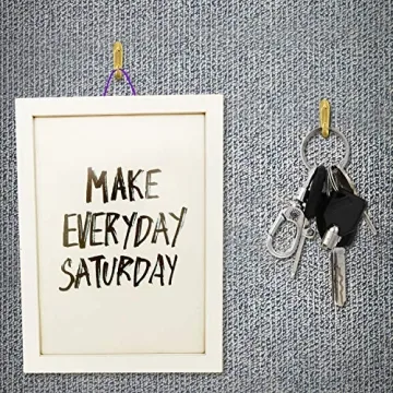 30 Pieces Push Pin Hangers for Easy Wall Display