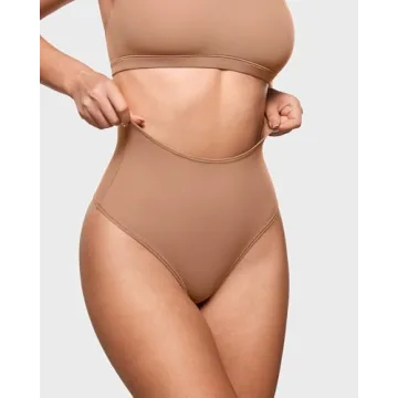Comfortable High Waisted Thong Underwear for Women