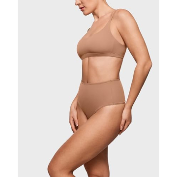 Comfortable High Waisted Thong Underwear for Women