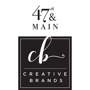 47th & Main Decorative Round Plate - Rustic Charm for Your Home