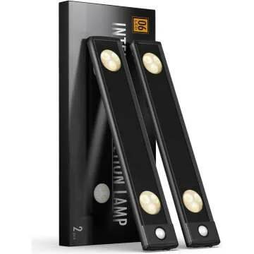 Wireless Motion Sensor Lights 2 Pack 10in LED