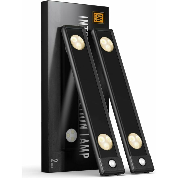 Wireless Motion Sensor Lights 2 Pack 10in LED