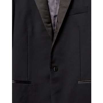 Amazon Brand - Buttoned Down Men's Classic Fit Italian Wool Tuxedo Jacket, Black 40 Regular