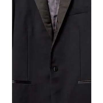 Classic Italian Wool Tuxedo Jacket for Men - Black 40 Regular