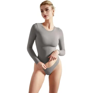 SUUKSESS Women Fitted Tee Comfortable Stylish Long Sleeve