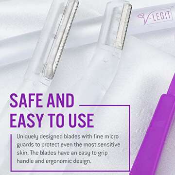 V-LEGIT Dermaplaning Tools for Smooth Skin and Hair Removal