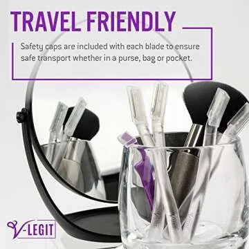 V-LEGIT Dermaplaning Tools for Smooth Skin and Hair Removal