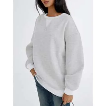 Cozy Trendy Queen Oversized Crewneck Sweatshirt for Fall