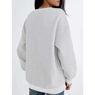 Cozy Trendy Queen Oversized Crewneck Sweatshirt for Fall