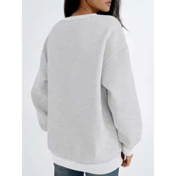 Cozy Trendy Queen Oversized Crewneck Sweatshirt for Fall