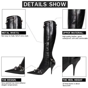VOMIRA Stylish Knee High Boots for Fashion Lovers