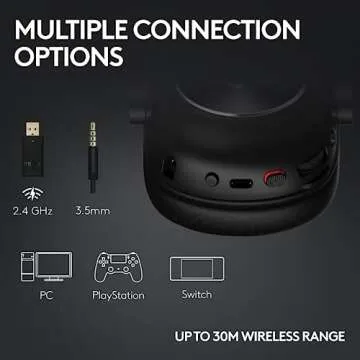 Logitech G PRO X 2 Lightspeed Wireless Gaming Headset: Detachable Boom Mic, 50mm Graphene Drivers, DTS:X Headphone 2.0—7.1 Surround, Bluetooth/USB/3.5mm Aux, for PC, PS5, PS4, Nintendo Switch - White