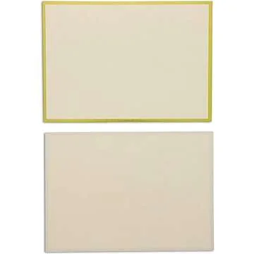 Elegant 48 Pack Blank Greeting Cards with Gold Foil