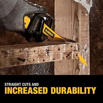 DEWALT 6-Piece Reciprocating Saw Blades Set for Efficient Cutting
