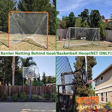 Heavy Duty Baseball Softball Backstop Nets - Wiseek 15'x50'
