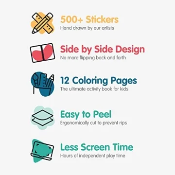 Cupkin Princess Sticker Book for Kids - 500+ Stickers