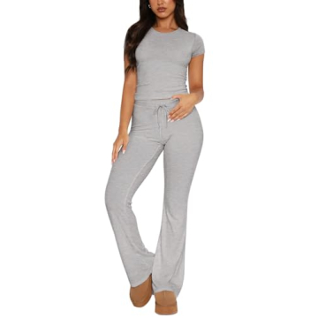 REORIA Women's Comfy Lounge Set for Casual Wear