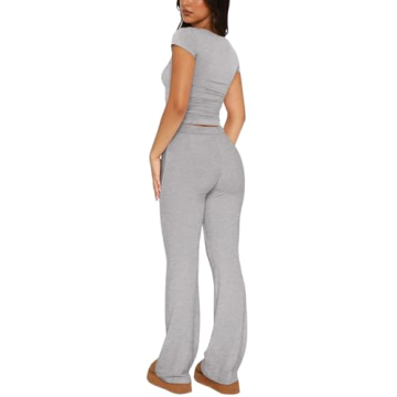 REORIA Women's Comfy Lounge Set for Casual Wear