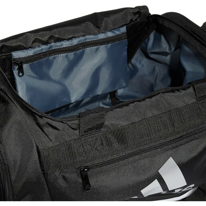 adidas Defender 4 Small Duffel Bag - Black/Silver
