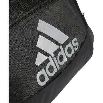 adidas Defender 4 Small Duffel Bag - Black/Silver