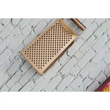 Gold Stainless Steel 4-Sided Grater: Multi-Functional Kitchen Tool