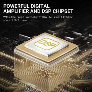 Edifier QD35 Tabletop Bluetooth Speakers, Hi-Res Audio & Hi-Resolution Sound Wireless Certified Computer Loudspeaker, 35W GaN Ultra-Fast Charging, Splendid Light Effects Home Speaker for Phone, Black