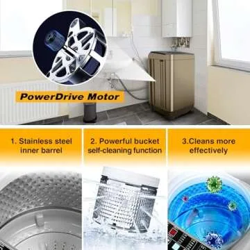 Zyerch Portable Washing Machine for Compact Living Spaces