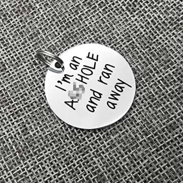 Funny Pet ID Tag - Hilarious Dog Collar Tag