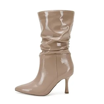 Coutgo Women’s Slouchy Boots for Chic Everyday Style