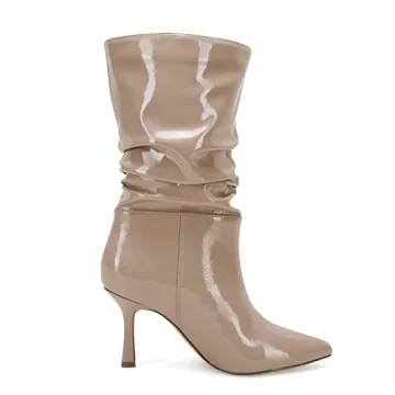 Coutgo Women’s Slouchy Boots for Chic Everyday Style