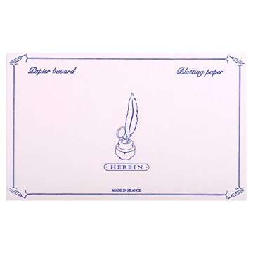 Herbin 10 Pink Blotter Sheets - 4 3/4 x 6 1/3