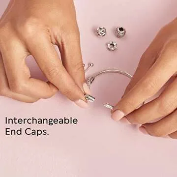 PANDORA Charm and Snake Chain Bracelet in Sterling Silver