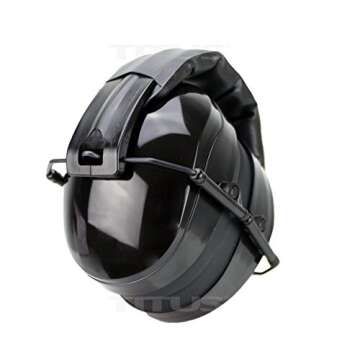 TITUS Triple Black B4 32 NRR Earmuffs Noise Reduction Hearing Protection
