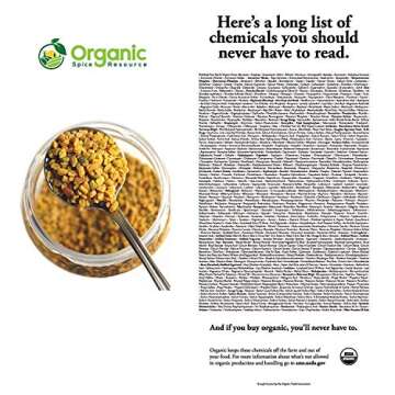 Organic Fenugreek Seeds | 8 Ounce | USDA Organics and Non-GMO Verified Project Approved | Product of India | 100% Raw and Natural | Resealable Kraft Bag by SHOPOSR