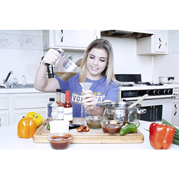 DIY Gourmet Hot Sauce Making Kit - 4 Unique 5oz Bottles