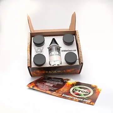 DIY Gourmet Hot Sauce Making Kit - 4 Unique 5oz Bottles