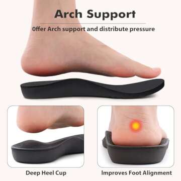 Litfun Women's Orthopedic Slippers - Arch Support & Comfort