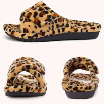 Litfun Women's Orthopedic Slippers - Arch Support & Comfort