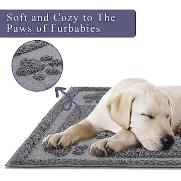 Gefryco Pet Feeding Mat for Dogs & Cats, Waterproof & Non-Slip