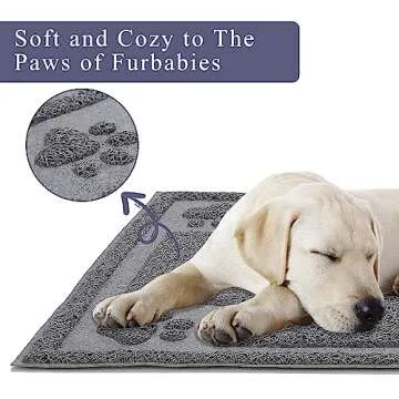 Gefryco Pet Feeding Mat for Dogs & Cats, Waterproof & Non-Slip