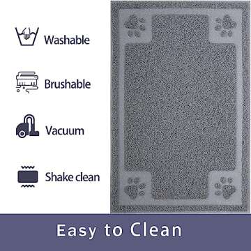 Gefryco Pet Feeding Mat for Dogs & Cats, Waterproof & Non-Slip